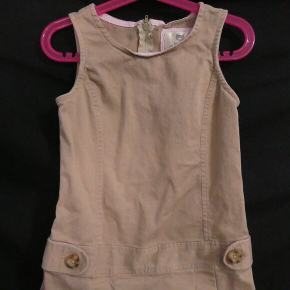 Y2K OLD NAVY Clothing Co. Uniform size 6 Sleeveless Cotton Dress Zip-Up Back - Picture 6 of 16